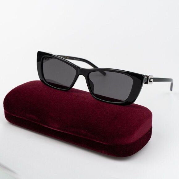 Gucci Women Sunglasses Black Grey Cat Eye GG1681S 001 BRAND NEW main image 8